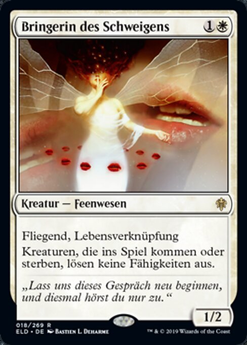 Bringerin des Schweigens ELD-18 Rare Near Mint Deutsch