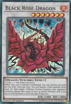 Schwarzer Rosendrache DUDE-010 Ultra Rare Excellent Deutsch 1. Auflage