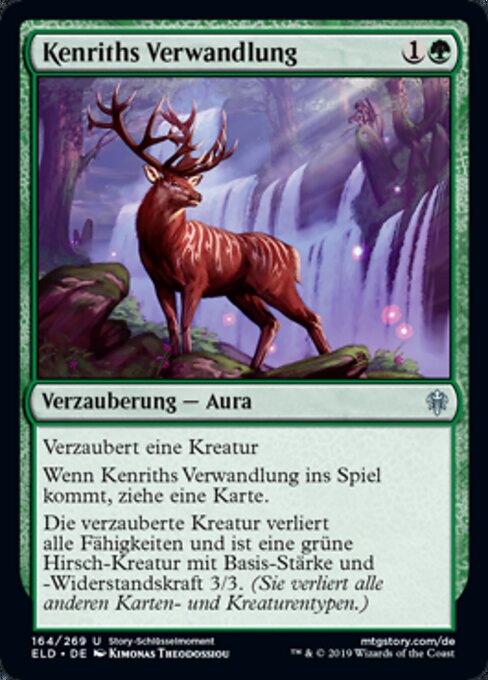 Kenriths Verwandlung ELD-164 Uncommon Excellent Deutsch