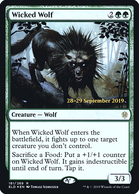 Böser Wolf (V.1) PELD-181 Rare Near Mint Deutsch Foil