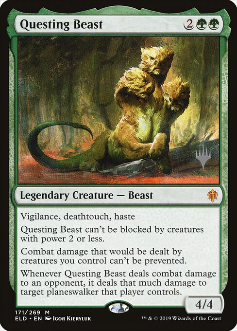 Das Questentier (V.2) PELD-171 Mythic Near Mint Deutsch Foil