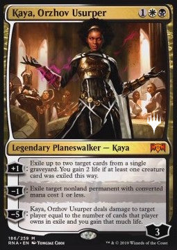 Kaya, Orzhov-Thronräuberin PELD-186 Mythic Excellent Deutsch Foil