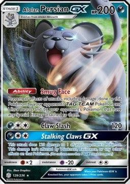 Alolan Snobilikat GX CEC-129 Ultra Rare Excellent Deutsch