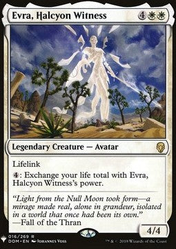 Evra, Zeugin von Halcyon MYS-16 Rare Near Mint Englisch