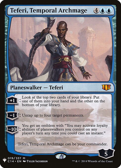 Teferi, Temporal Archmage MYS-19 Mythic Near Mint Englisch