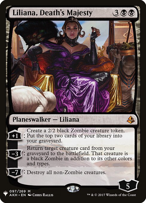 Liliana, Death's Majesty MYS-97 Mythic Near Mint Englisch