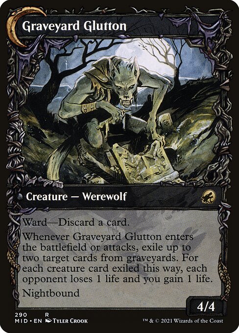 Graveyard Trespasser // Graveyard Glutton - Back Face