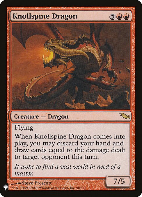 Knollspine Dragon MYS-98 Rare Excellent Englisch