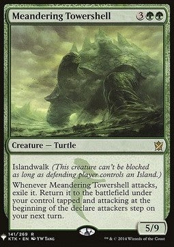 Wandernde Turmschildkröte MYS-141 Rare Excellent Englisch