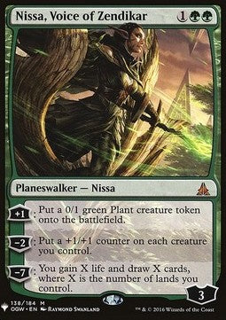 Nissa, Stimme Zendikars MYS-138 Mythic Near Mint Englisch