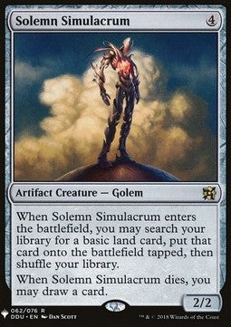 Solemn Simulacrum MYS-62 Rare Excellent Englisch