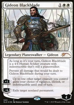 Gideon Blackblade SLD-503 Mythic Excellent Englisch Foil
