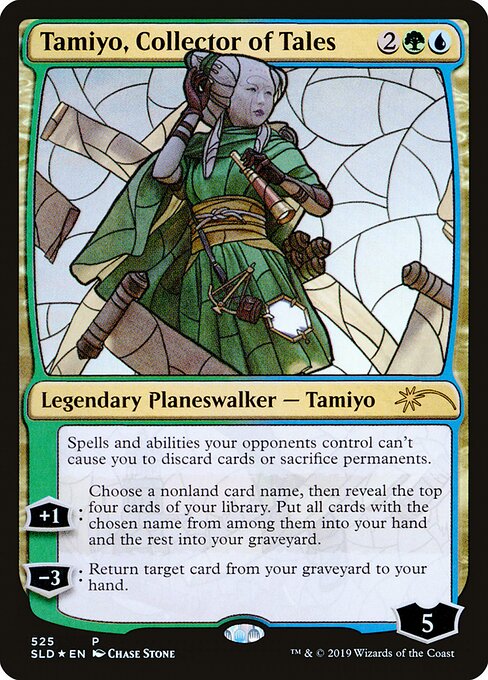 Tamiyo die Geschichtensammlerin SLD-525 Rare Good Englisch Foil