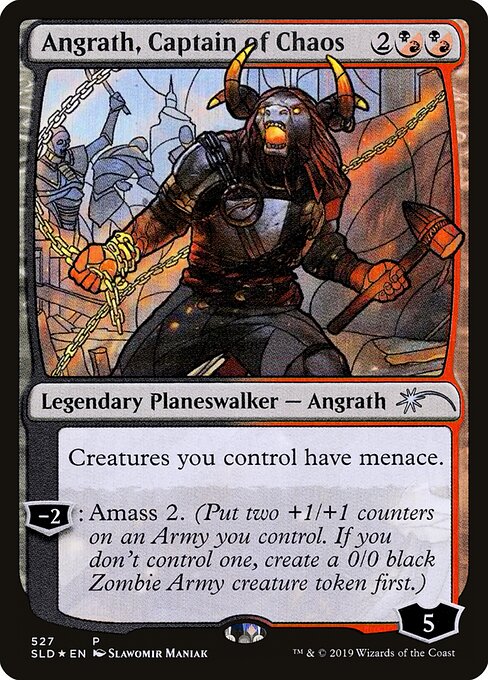 Angrath, Kapitän der Verdammnis SLD-527 Uncommon Excellent Englisch Foil