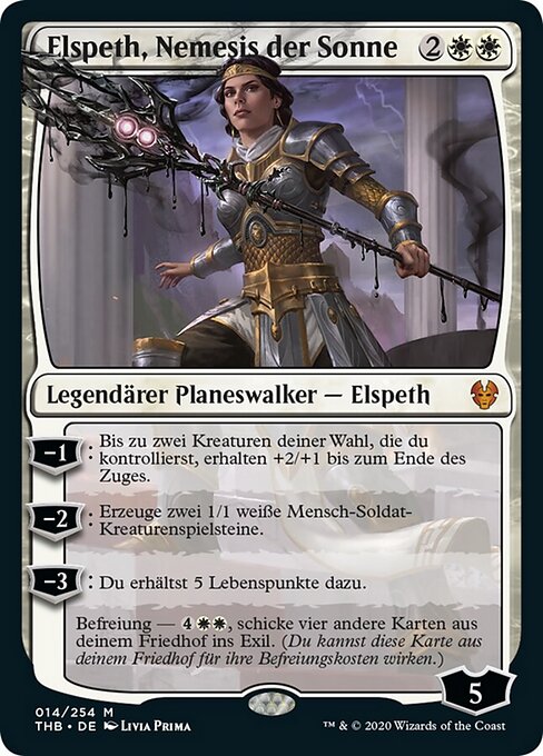 Elspeth, Nemesis der Sonne THB-14 Mythic Excellent Deutsch