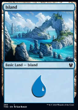 Insel (V.1) XTHB-280 Land Near Mint Englisch Foil