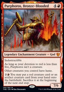 Purphoros, Bronze-Blooded THB-150 Mythic Near Mint Englisch Foil
