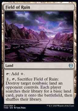 Field of Ruin THB-242 Uncommon Near Mint Englisch