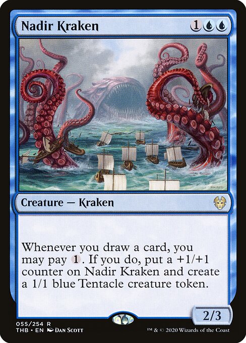 Nadir Kraken THB-55 Rare Near Mint Englisch