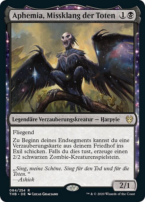 Aphemia, Missklang der Toten THB-84 Rare Excellent Deutsch Foil