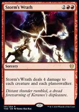Storm's Wrath THB-157 Rare Near Mint Englisch Foil