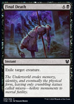 Endgültiger Tod THB-95 Common Near Mint Englisch Foil