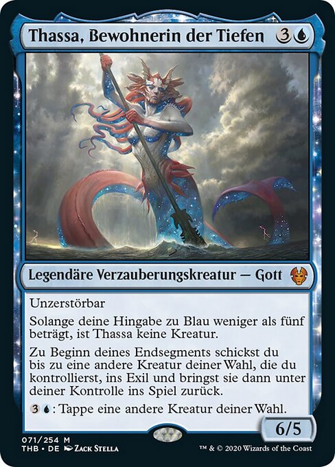 Thassa, Bewohnerin der Tiefen THB-71 Mythic Near Mint Deutsch
