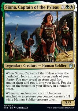 Siona, Captain of the Pyleas THB-226 Uncommon Near Mint Englisch Foil