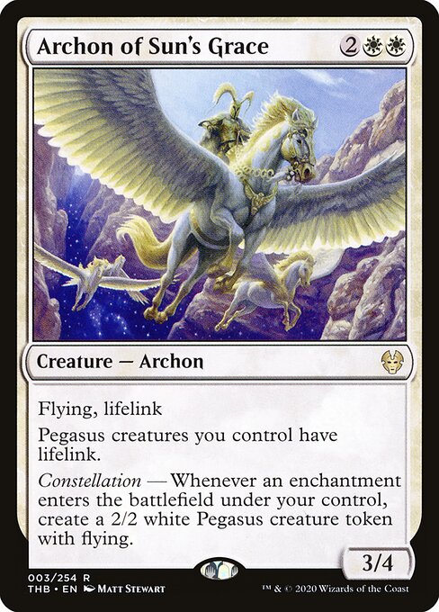 Archon of Sun's Grace THB-3 Rare Near Mint Englisch