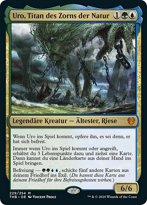 Uro, Titan des Zorns der Natur THB-229 Mythic Near Mint Deutsch