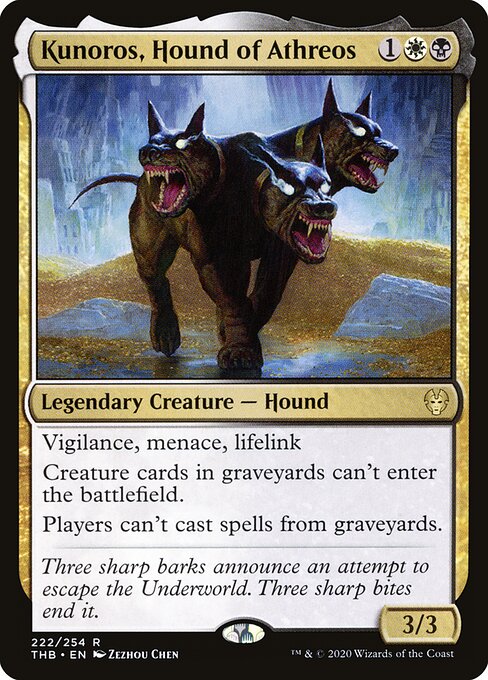 Kunoros, Hund des Athreos THB-222 Rare Near Mint Englisch Foil