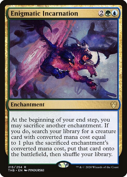 Enigmatic Incarnation THB-215 Rare Excellent Englisch