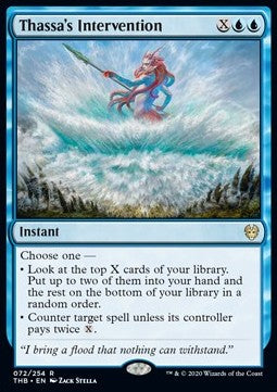 Thassa's Intervention THB-72 Rare Excellent Englisch