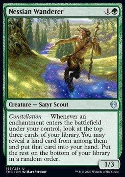 Nessischer Wanderer THB-183 Uncommon Near Mint Englisch Foil