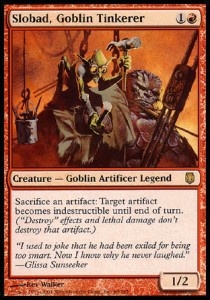 Slobad, Goblin Tinkerer DST-69 Rare Excellent Englisch