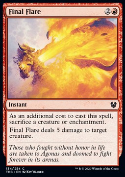 Letztes Auflodern THB-134 Common Excellent Englisch Foil