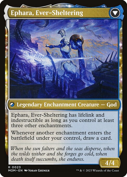 Invasion of Theros // Ephara, Ever-Sheltering - Back Face