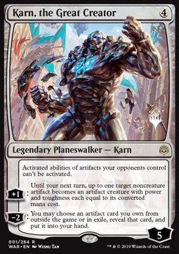 Karn, der Große Schöpfer PTHB-1 Rare Played Deutsch