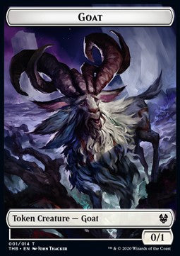 Goat Token (W 0/1) // Satyr Token (R 1/1) XTHB-T 01/09 Token Near Mint Englisch Foil