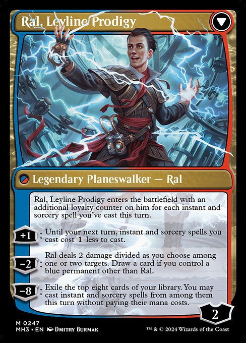 Ral, Monsoon Mage // Ral, Leyline Prodigy - Back Face