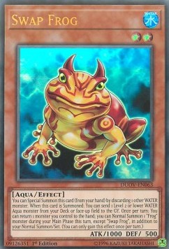 Austauschfrosch DUOV-063 Ultra Rare Excellent Deutsch 1. Auflage