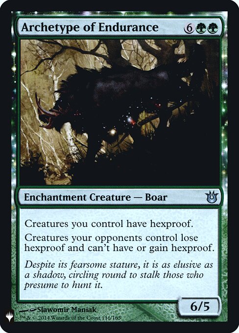 Sinnbild der Zähigkeit MYS-116 Uncommon Near Mint Englisch Foil