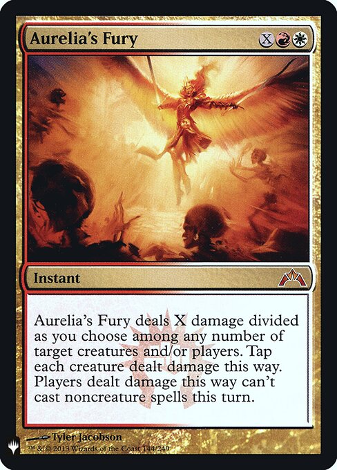 Aurelia's Fury MYS-144 Mythic Excellent Englisch Foil
