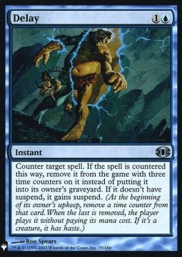 Verzögern MYS-35 Uncommon Excellent Englisch Foil
