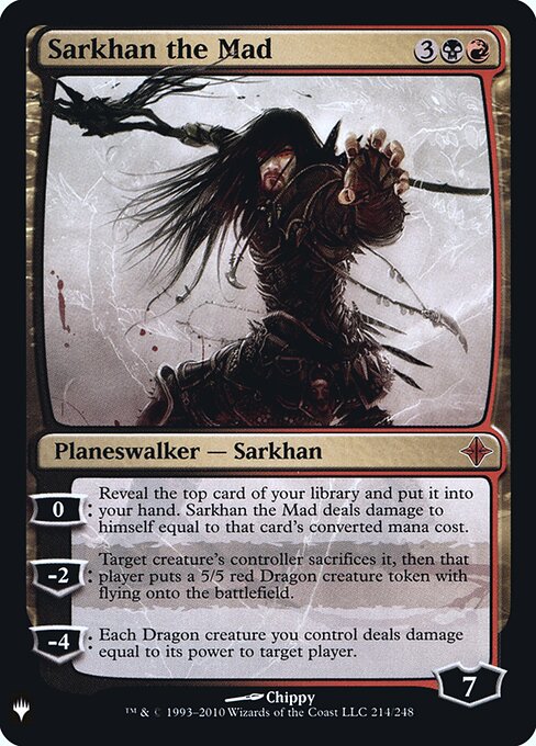 Sarkhan the Mad MYS-214 Mythic Excellent Englisch Foil