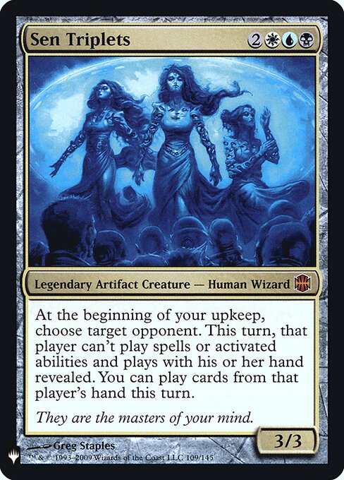 Sen Triplets MYS-109 Mythic Near Mint Englisch Foil