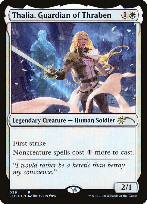 Thalia, Wächterin von Thraben (V.3) SLD-39 Rare Excellent Englisch Foil