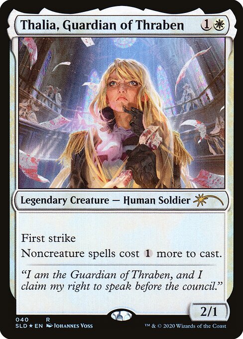 Thalia, Guardian of Thraben SLD-40 Rare Near Mint Englisch Foil