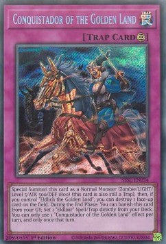 Conquistador des goldenen Landes SESL-DE034 Secret Rare Good Deutsch 1. Auflage