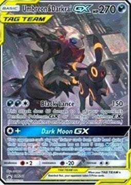 Nachtara & Darkrai GX SM-241 Promo Excellent Deutsch